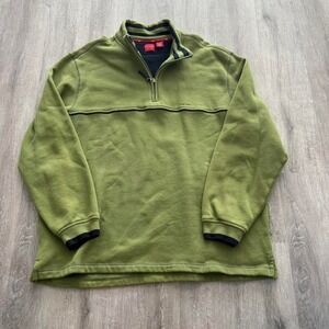 2000's Vintage Arrow brand 1/4 zip pullover sweater size XL Green